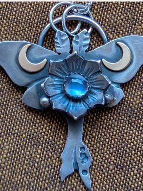 Chromafusion Necklace Moth Sterling Silver